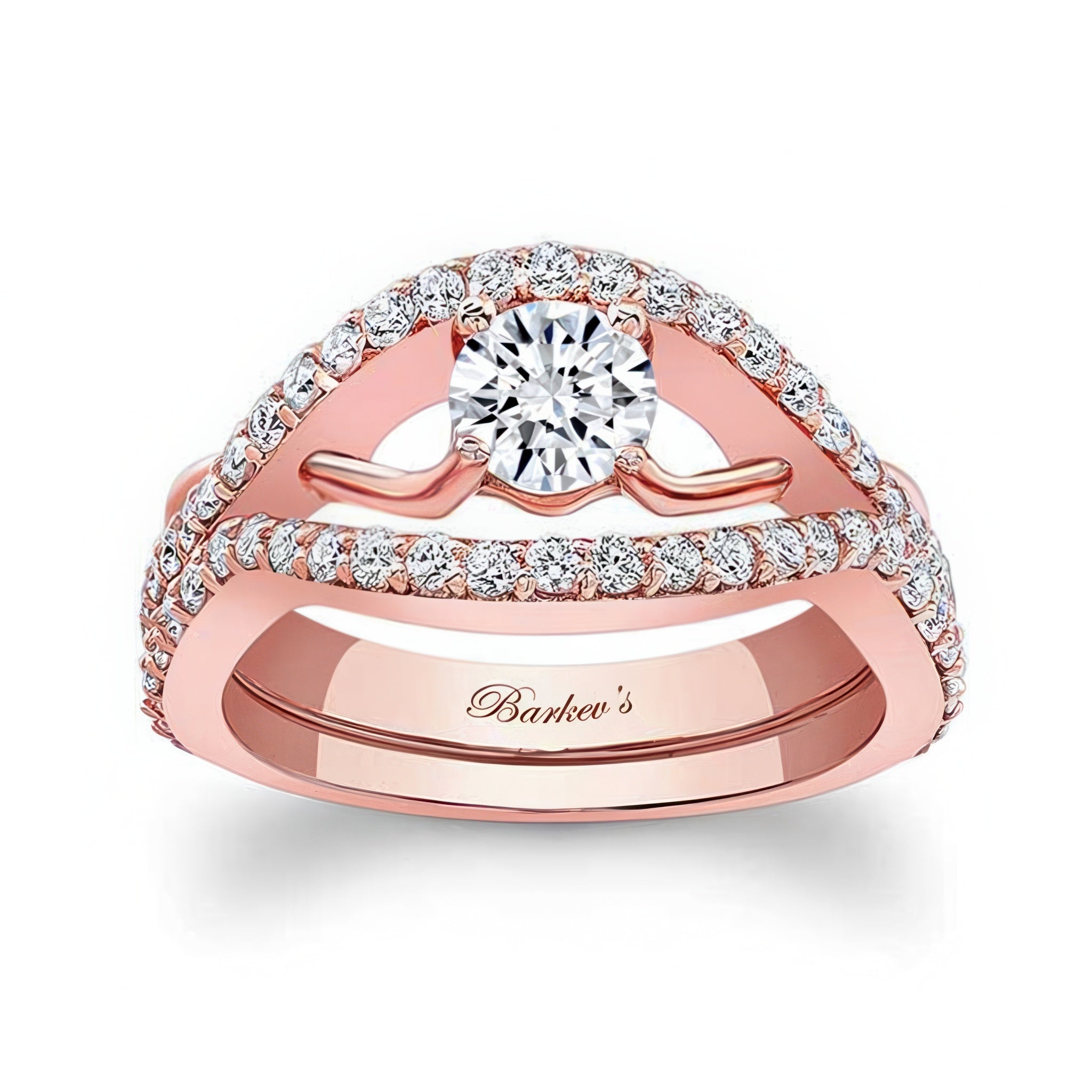 Unique Half Carat Diamond Bridal Set