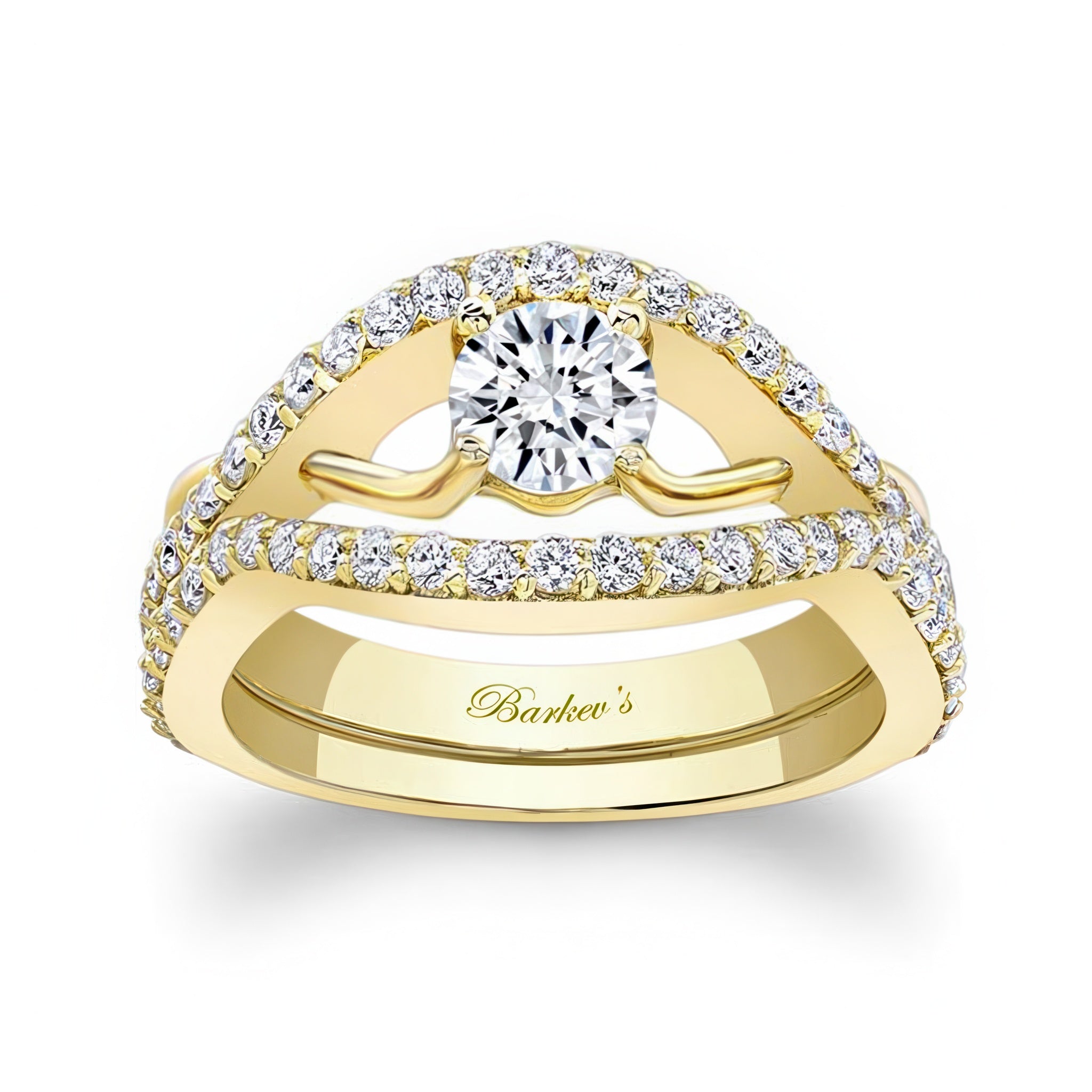 Unique Half Carat Diamond Bridal Set