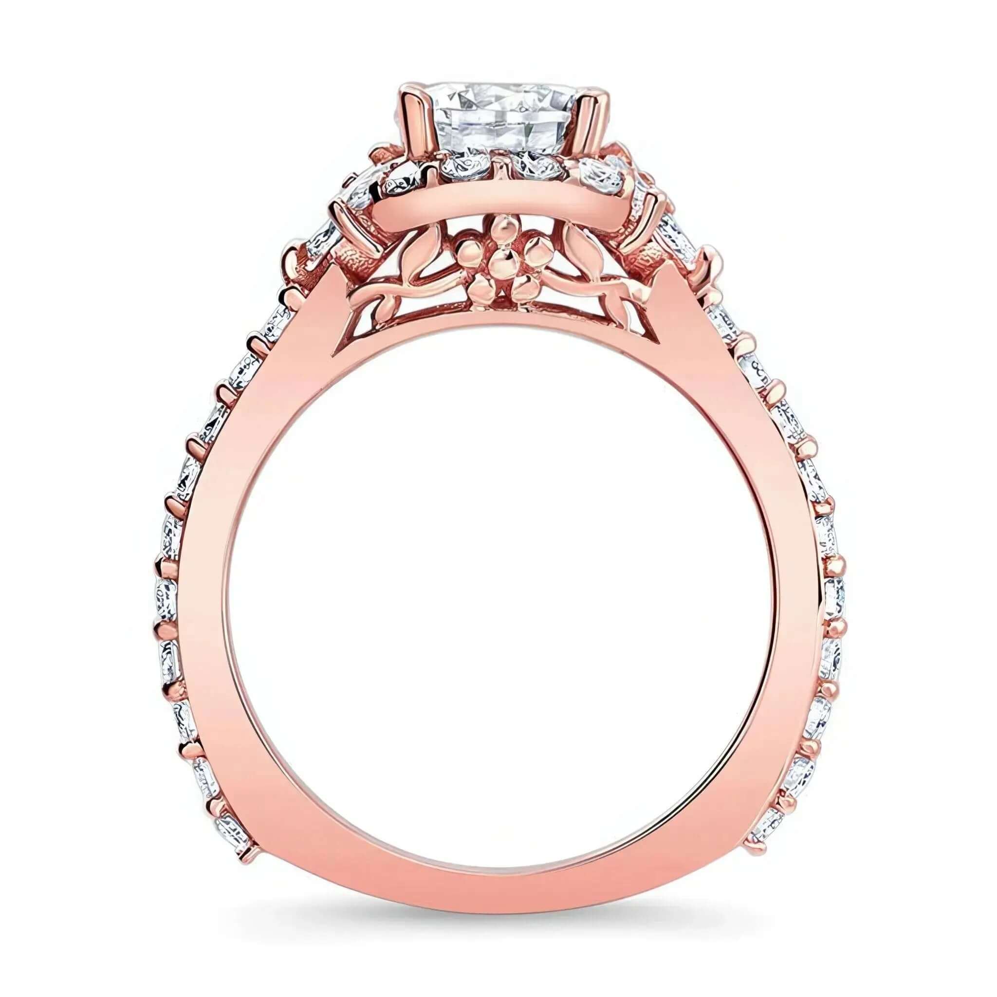 Marquise Halo Ring