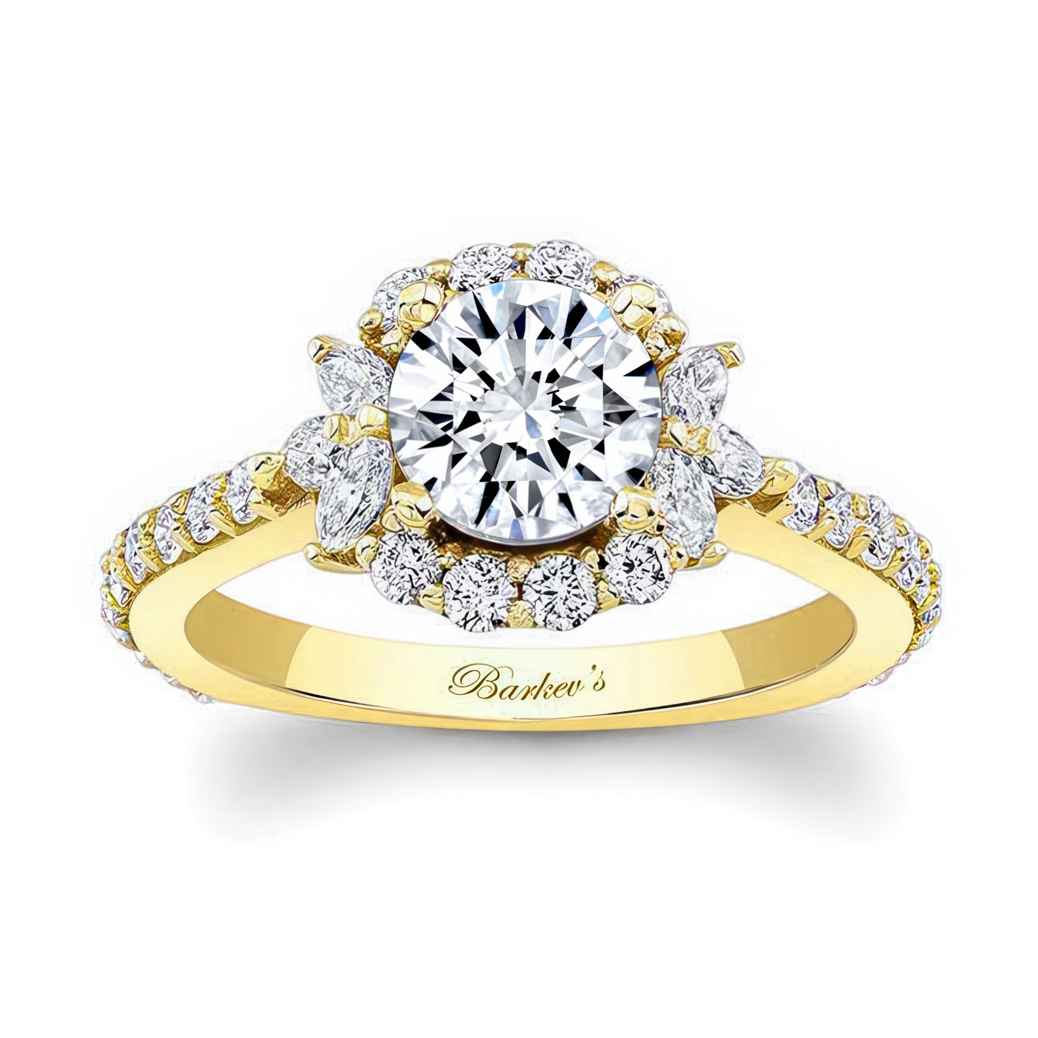 Marquise Halo Ring