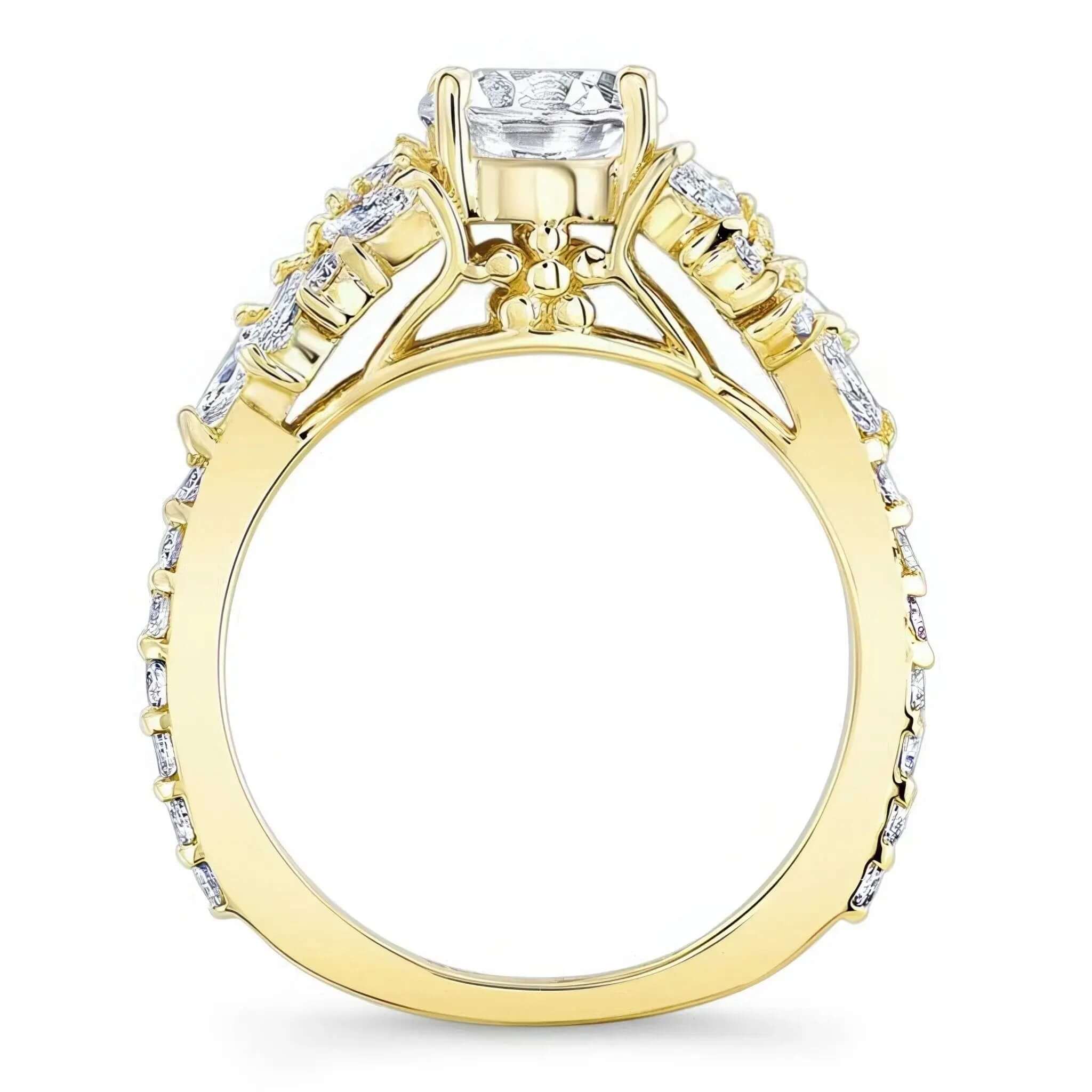 Vintage Moissanite Engagement Ring