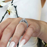 Vintage Marquise Engagement Ring