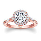 1 carat Halo Engagement Ring