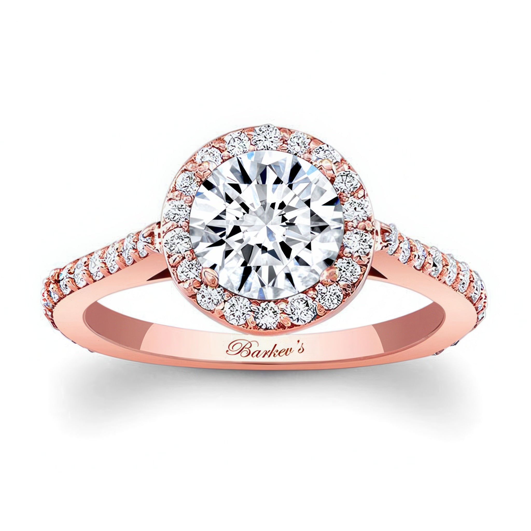 1 carat Halo Engagement Ring