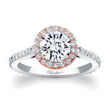 1 carat Halo Engagement Ring