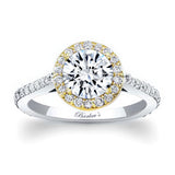 1 carat Halo Engagement Ring
