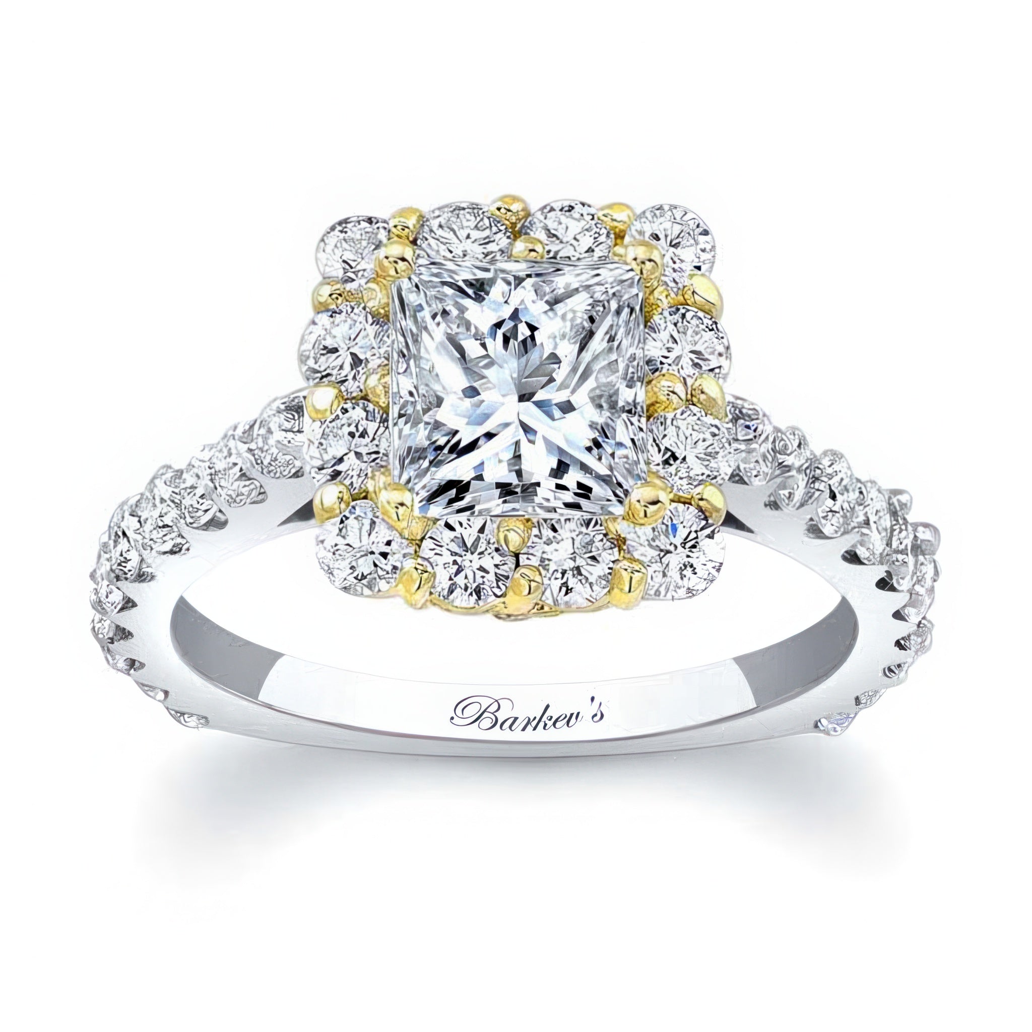 Moissanite Princess Ring