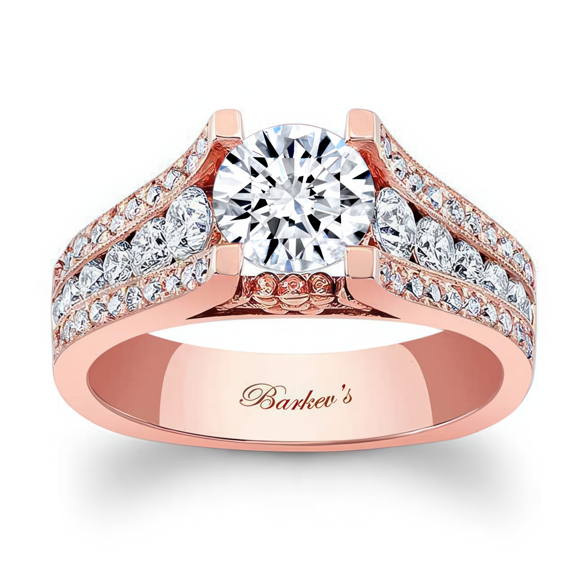 3 Row Pave Ring