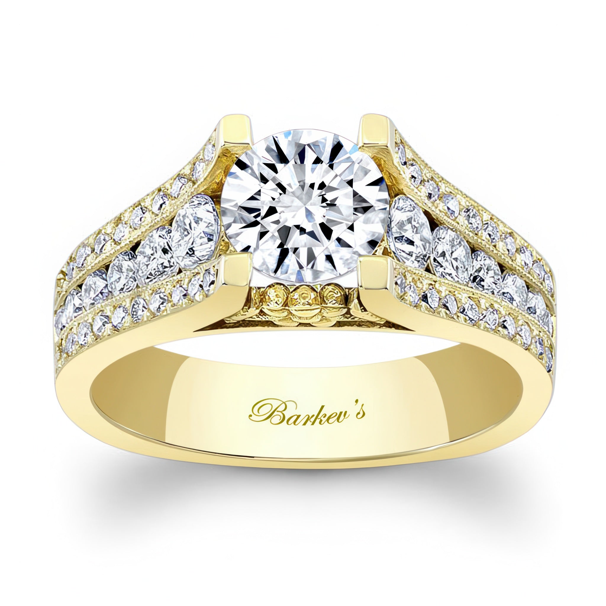 3 Row Pave Ring