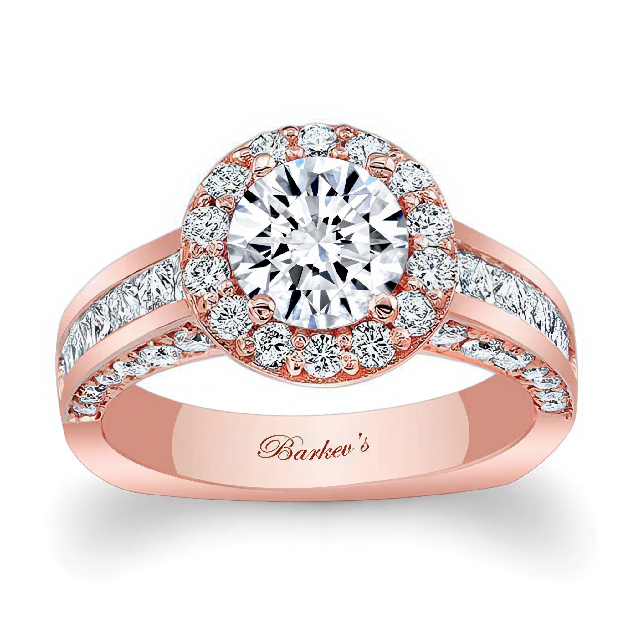 Round Cut Halo Ring
