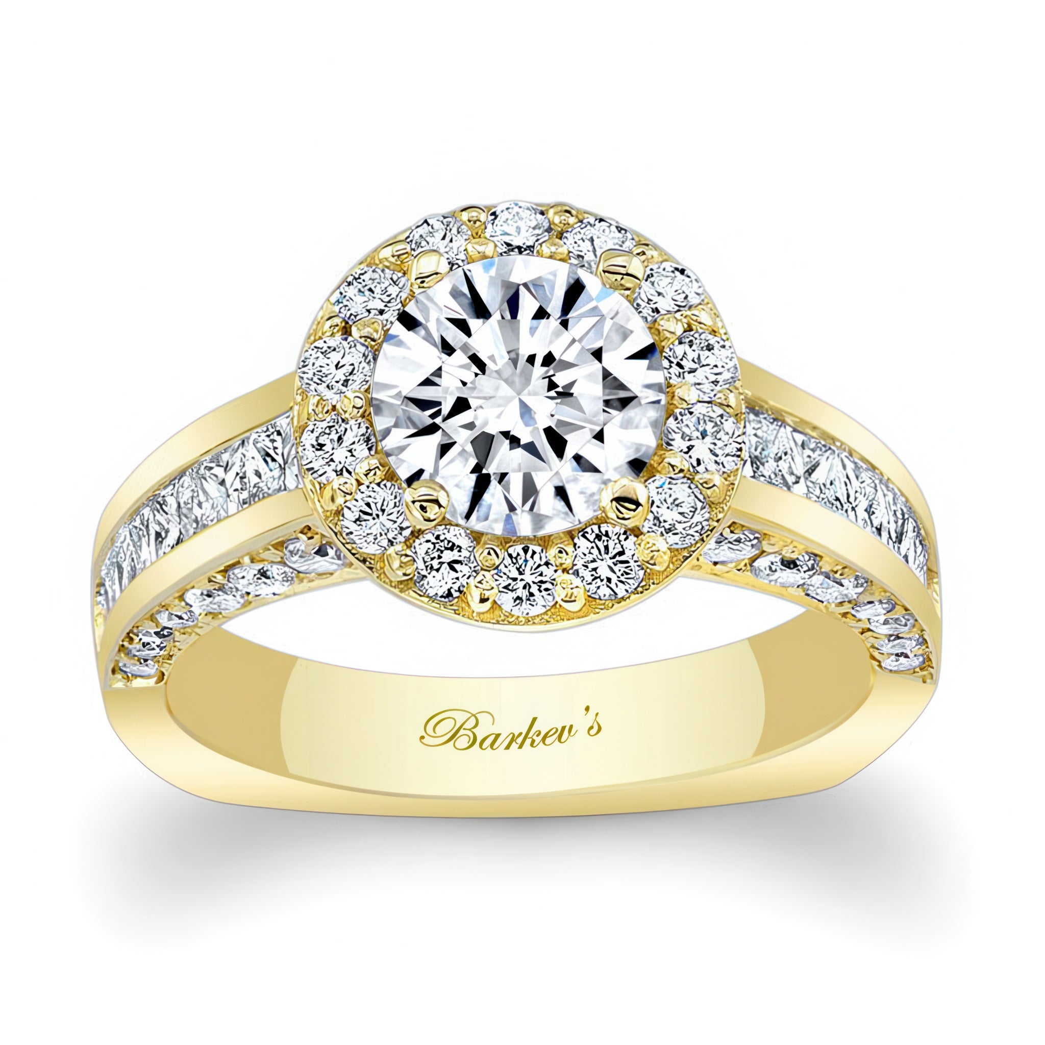 Round Cut Halo Ring