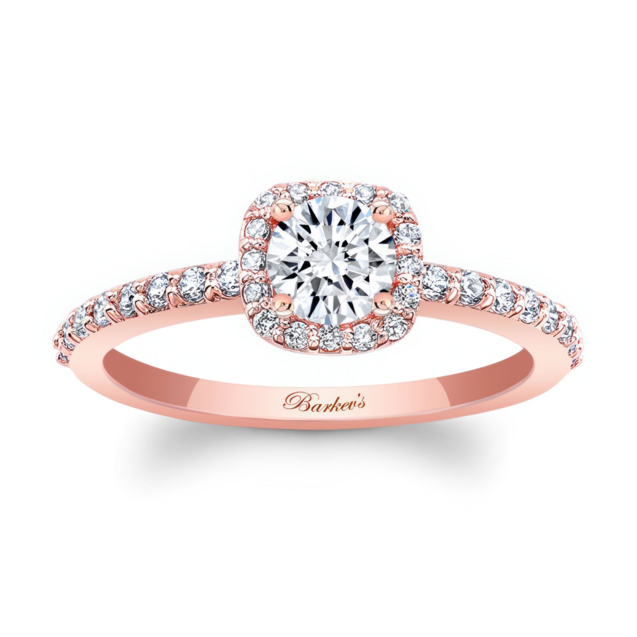 Half Carat Halo Ring