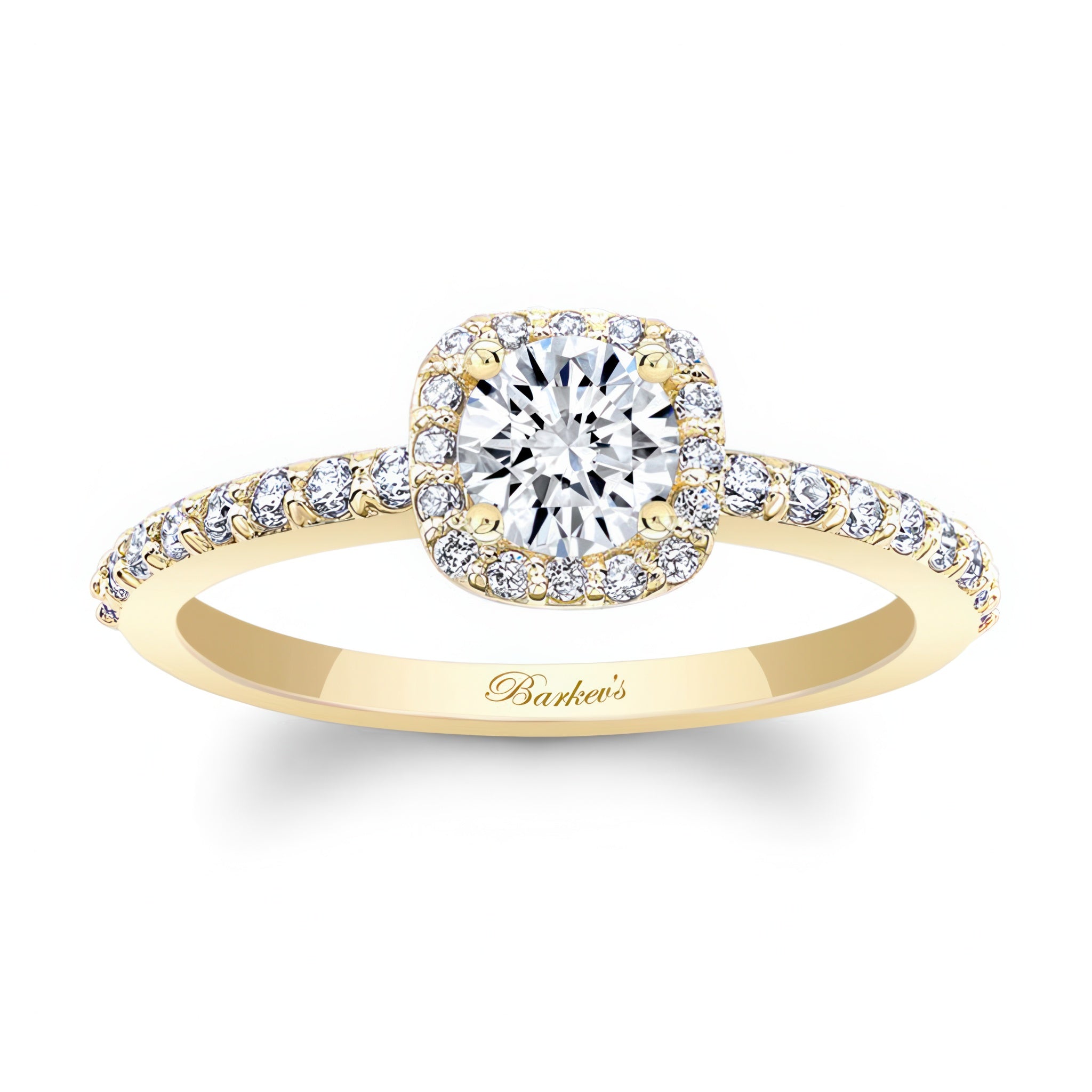 Half Carat Halo Ring
