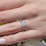 Round Moissanite Ring