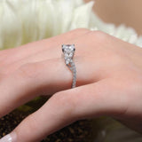 Round Moissanite Ring