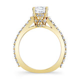 Traditional Diamond Ring Set With 2 Bands