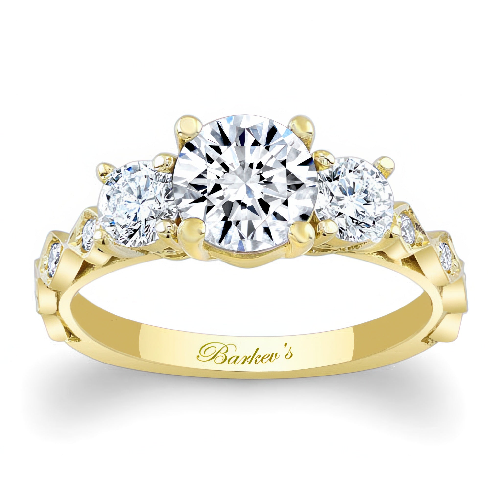 Vintage 3 Stone Diamond Ring