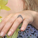 Vintage 3 Stone Diamond Ring