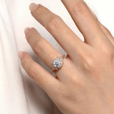Lab Grown Diamond Cluster Ring