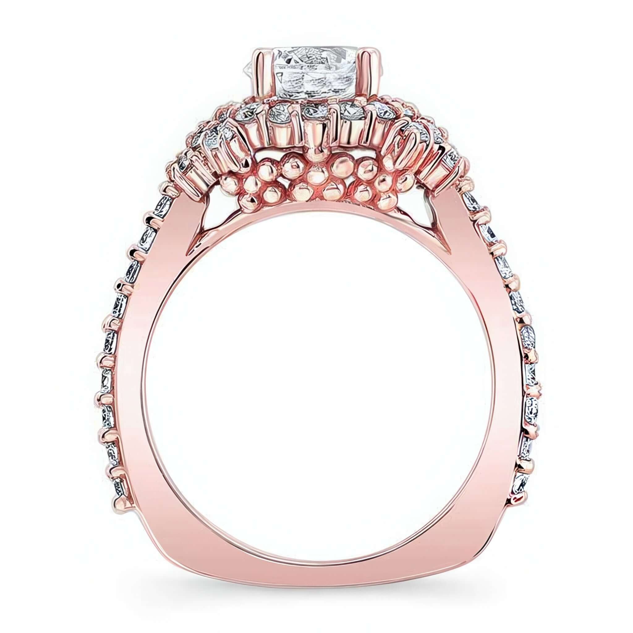 Diamond Cluster Ring