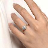 Lab Grown Diamond Cluster Ring