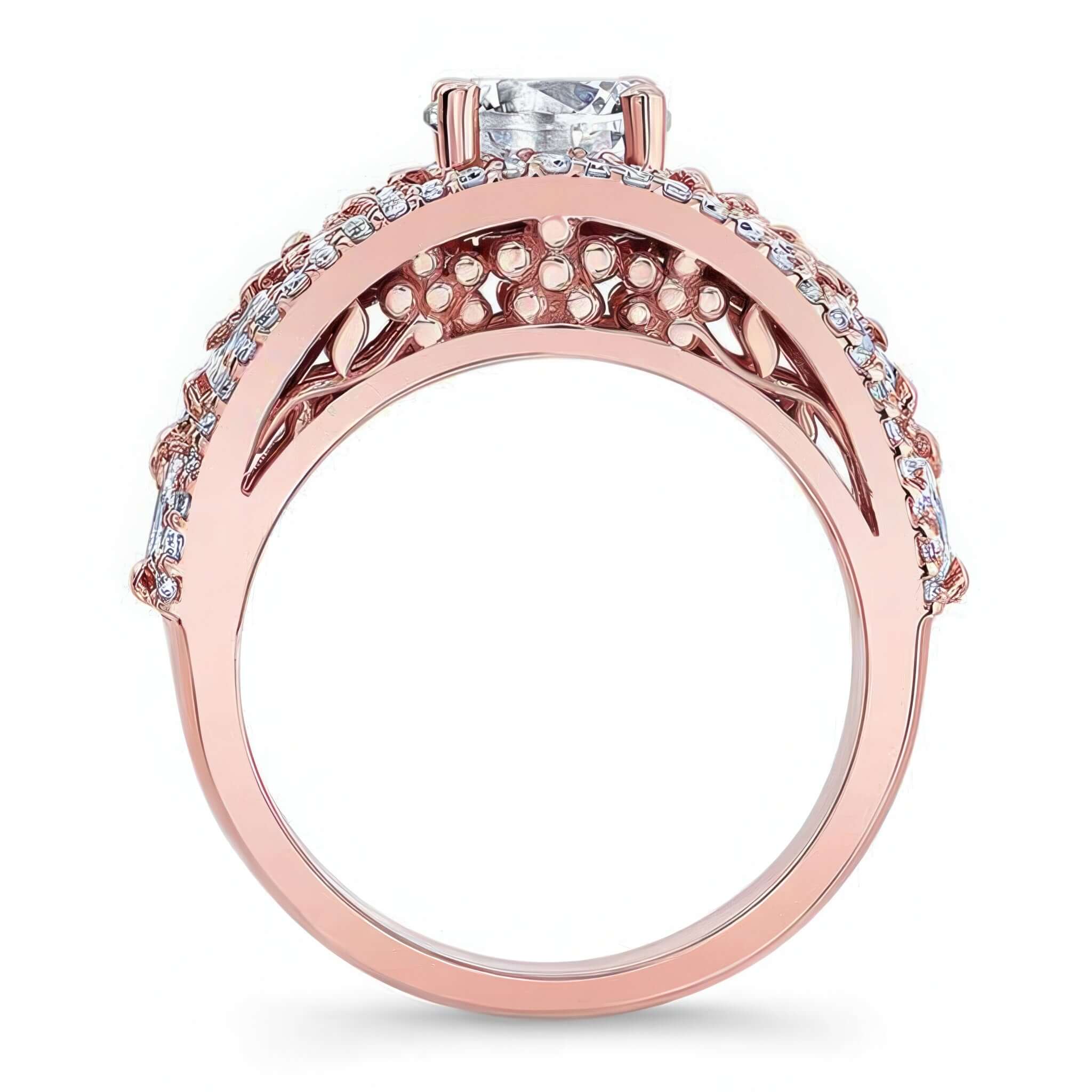Vintage Diamond Cluster Ring