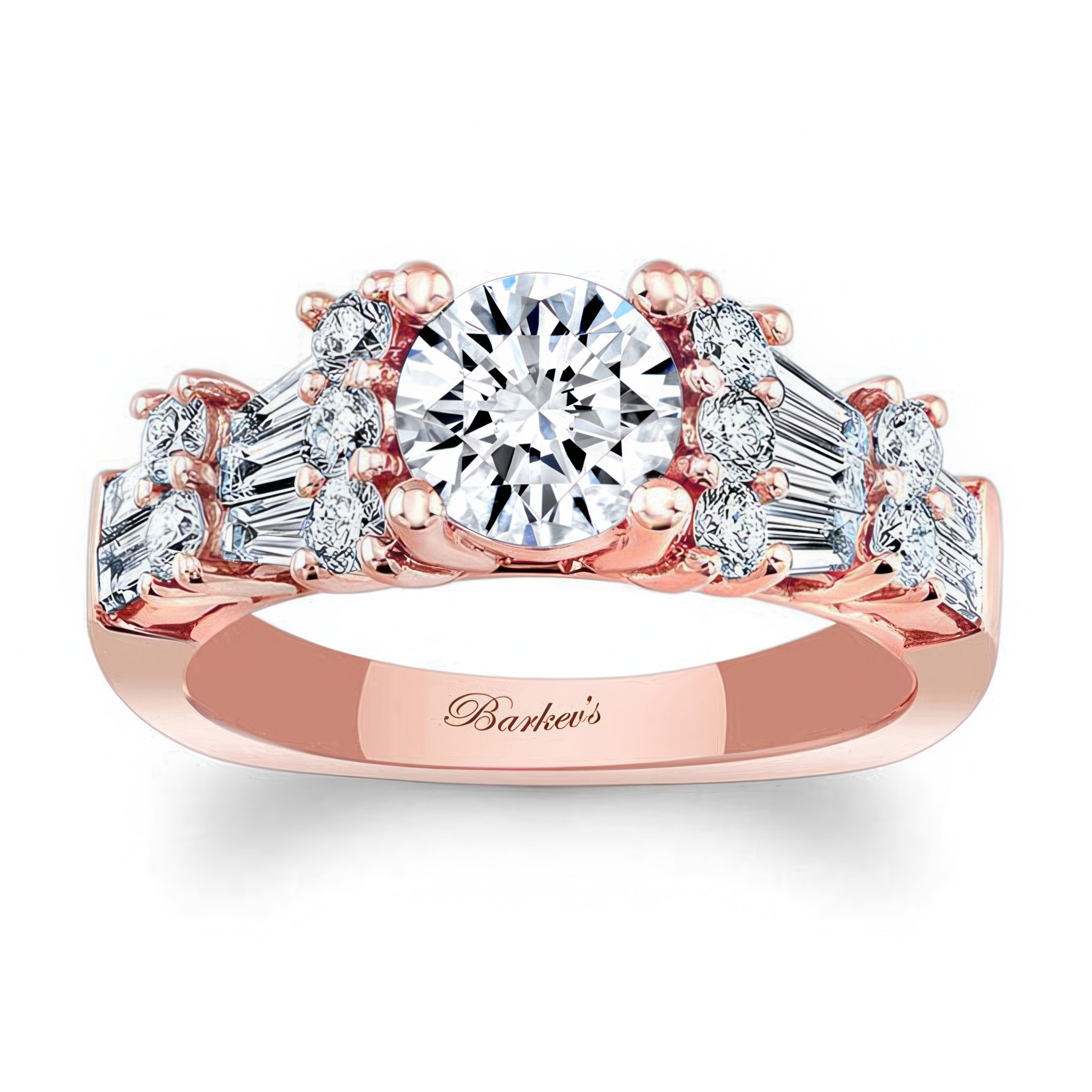 Baguette And Round Diamond Ring