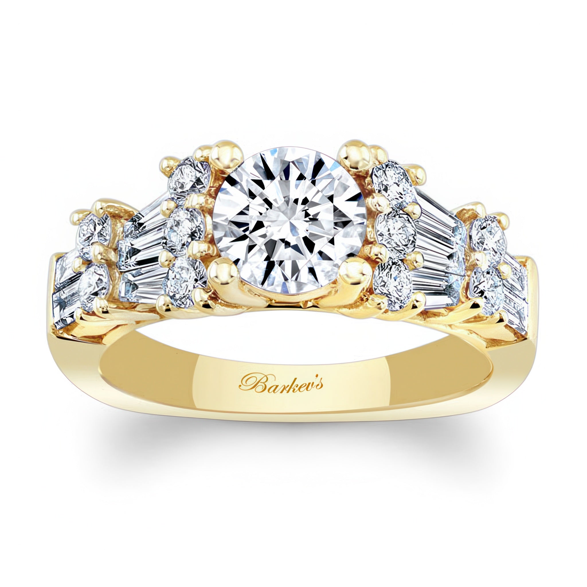Baguette And Round Diamond Ring