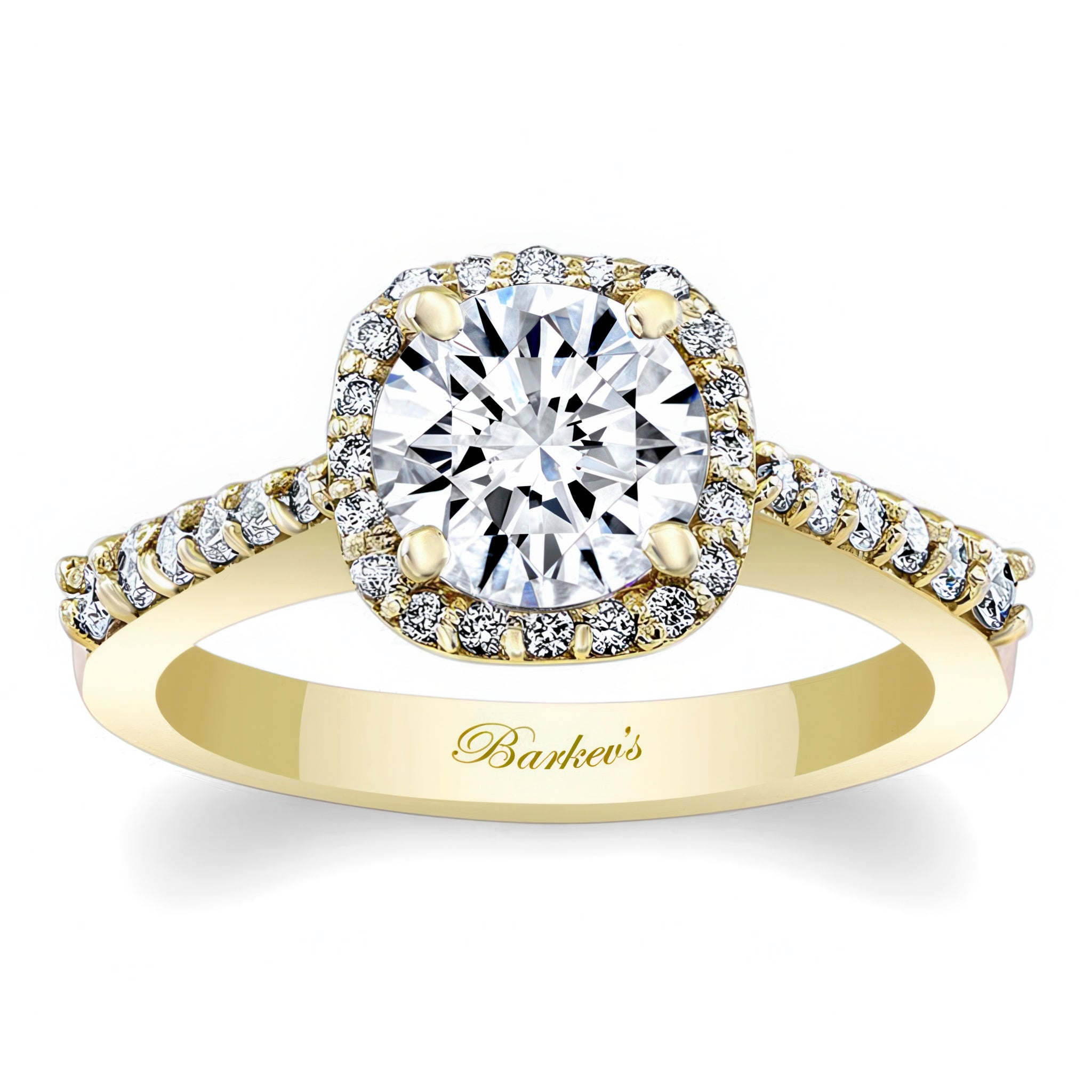 Round Diamond Halo Ring