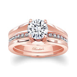 Interlock Moissanite Bridal Set