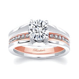 Interlock Moissanite Bridal Set