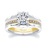 Interlock Moissanite Bridal Set