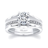 Interlock Moissanite Bridal Set