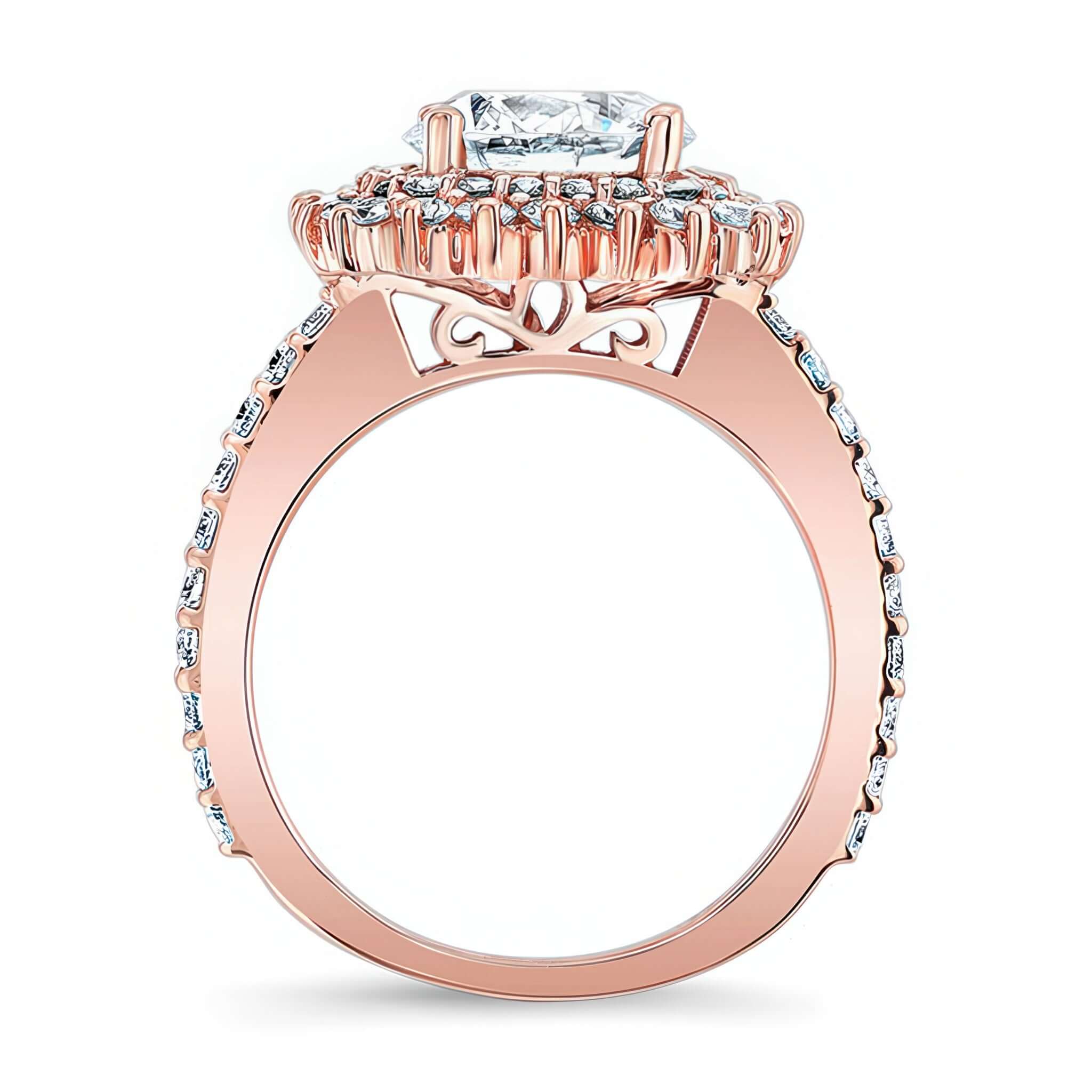 3 Carat Engagement Ring Set