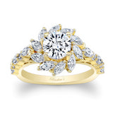 Sunflower Engagement Ring