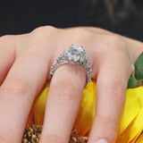 Sunflower Engagement Ring