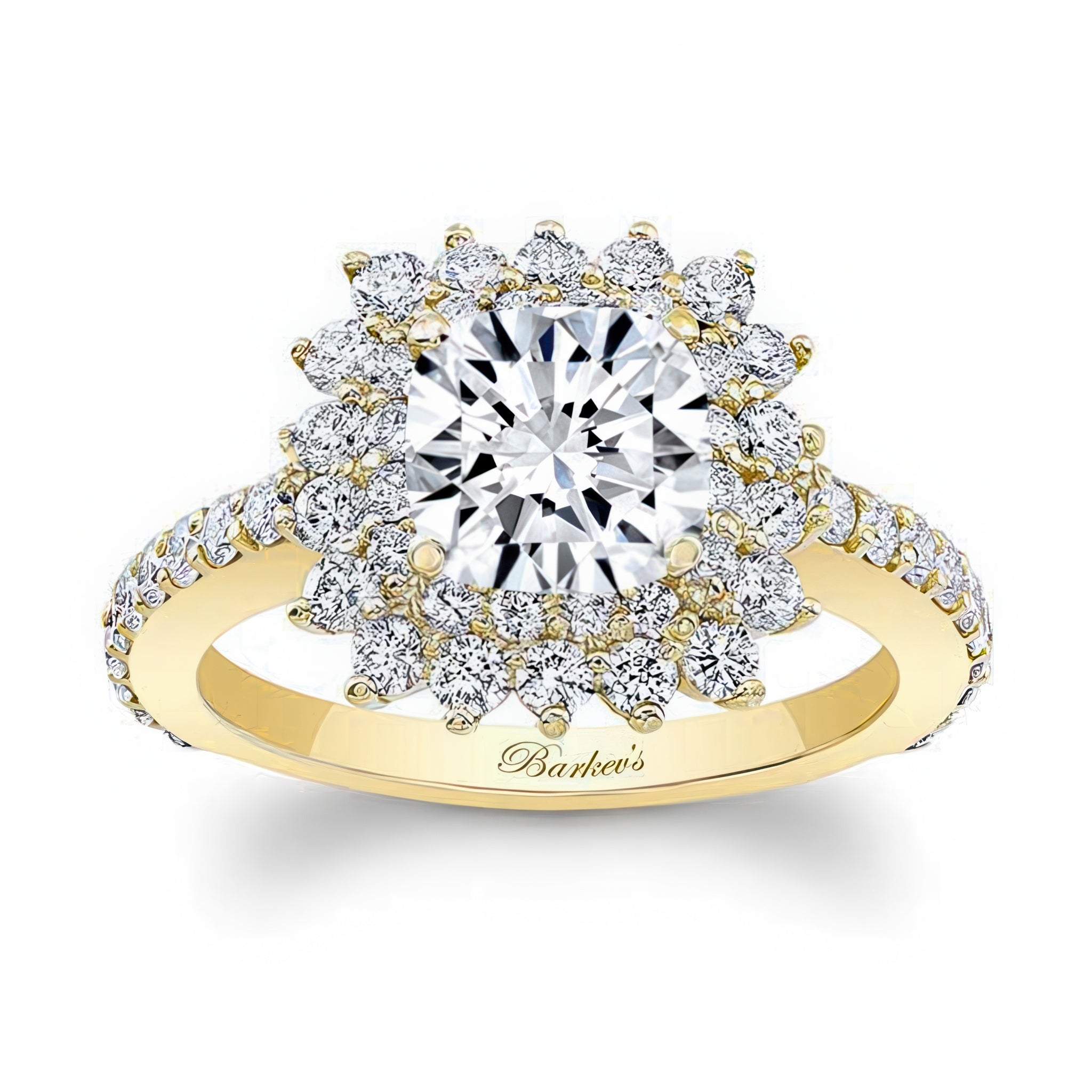 Starburst Engagement Ring