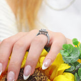 Starburst Engagement Ring