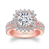 Starburst Wedding Ring Set