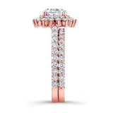 Starburst Wedding Ring Set