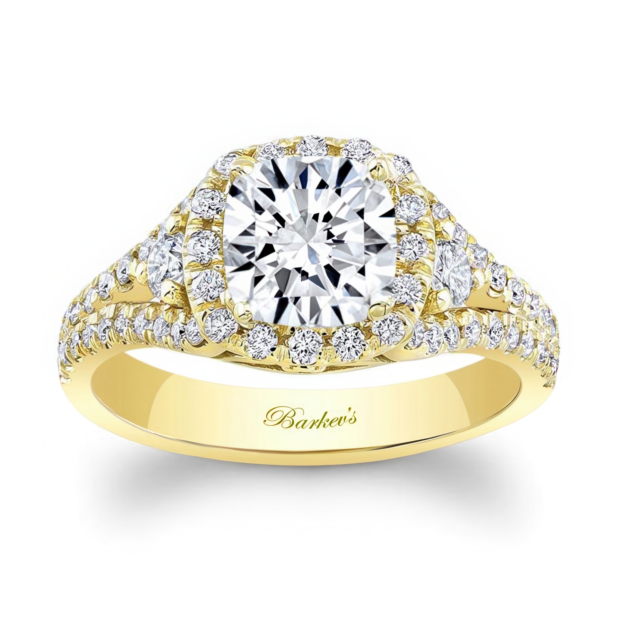 1.5 Carat Cushion Cut Diamond Ring