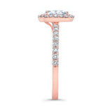 Oval Halo Engagement Ring