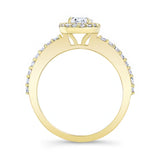 Oval Halo Engagement Ring