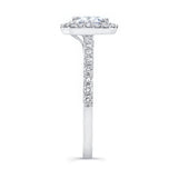 Oval Halo Engagement Ring