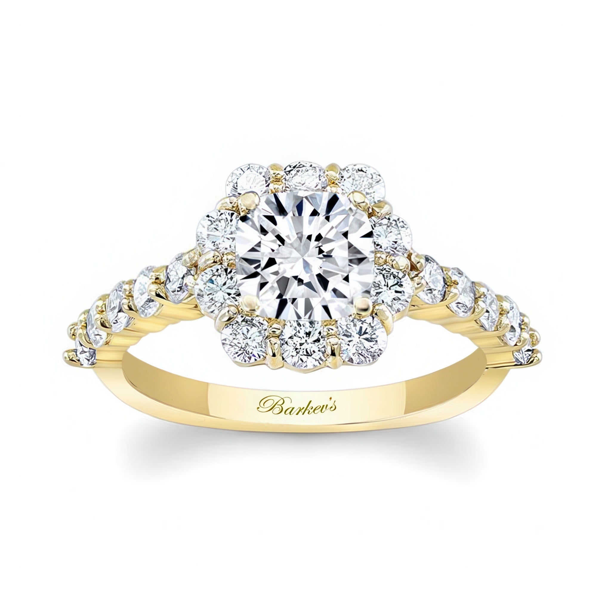 1 Carat Diamond Halo Ring