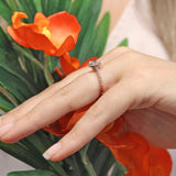 1 Carat Cushion Cut Halo Engagement Ring