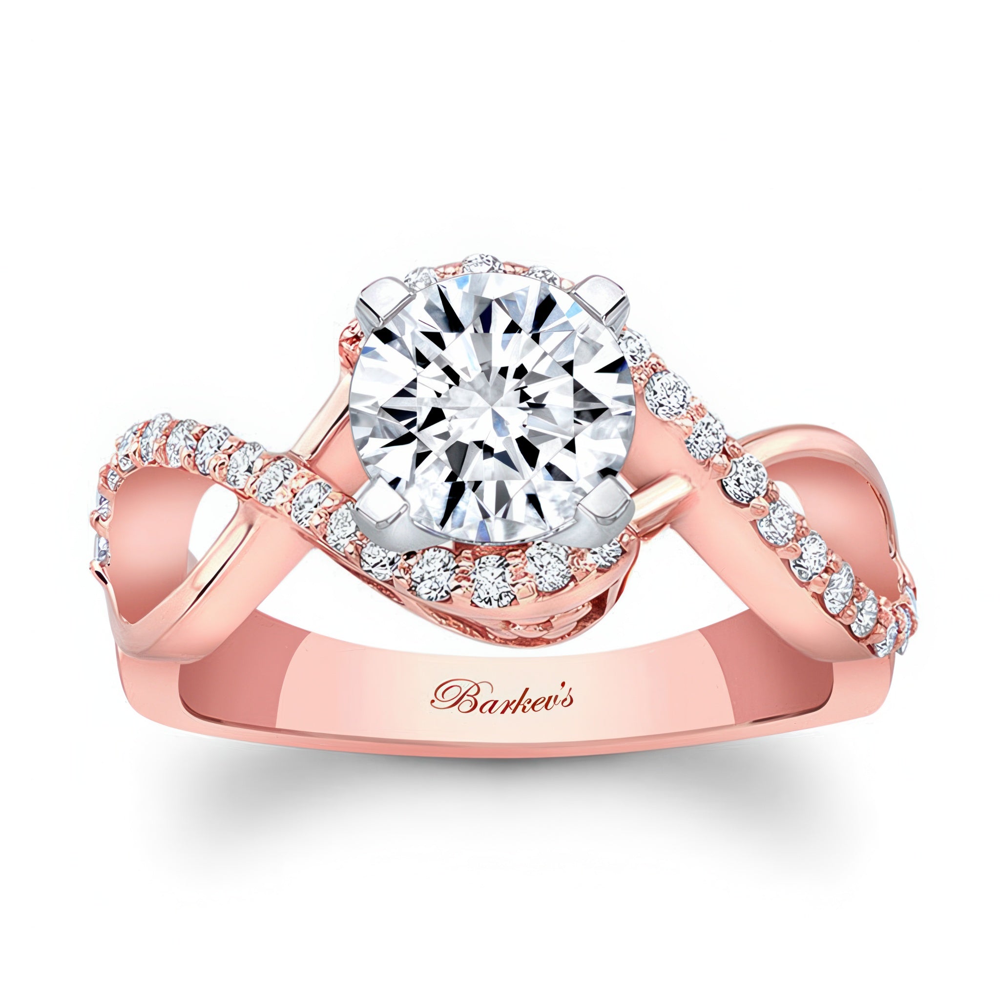 Infinity Twist Engagement Ring
