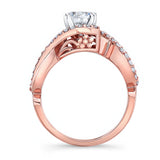 Infinity Twist Engagement Ring