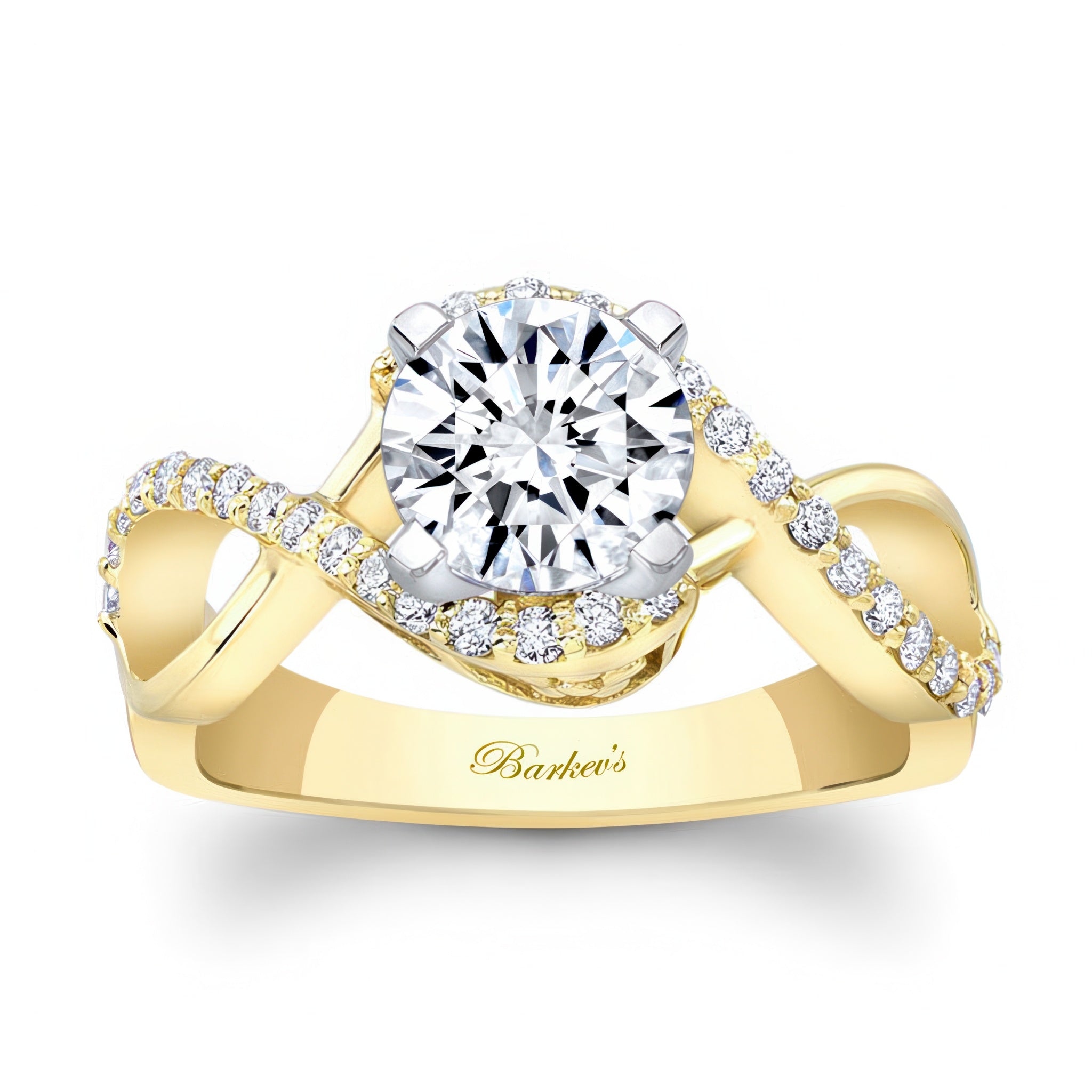 Infinity Twist Engagement Ring
