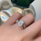 Infinity Twist Engagement Ring